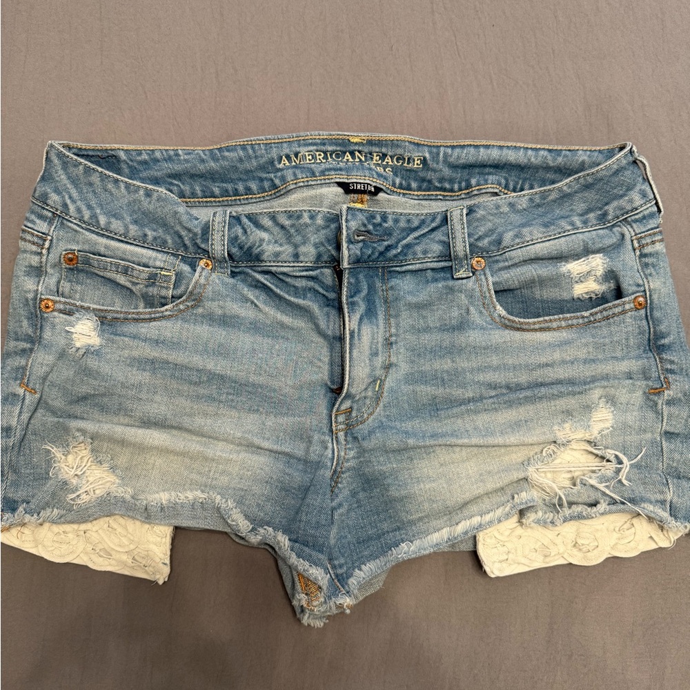 Vintage AE Shortie with exposed lacy pockets